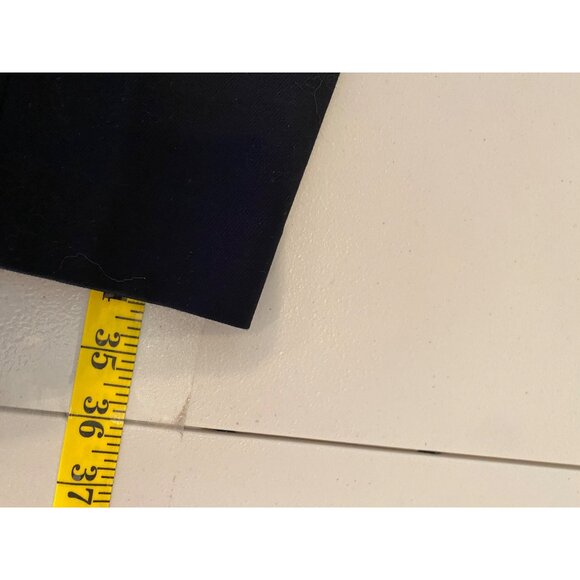 Loft Marisa Black Pants Gold Button Accents 2P - Picture 5 of 8